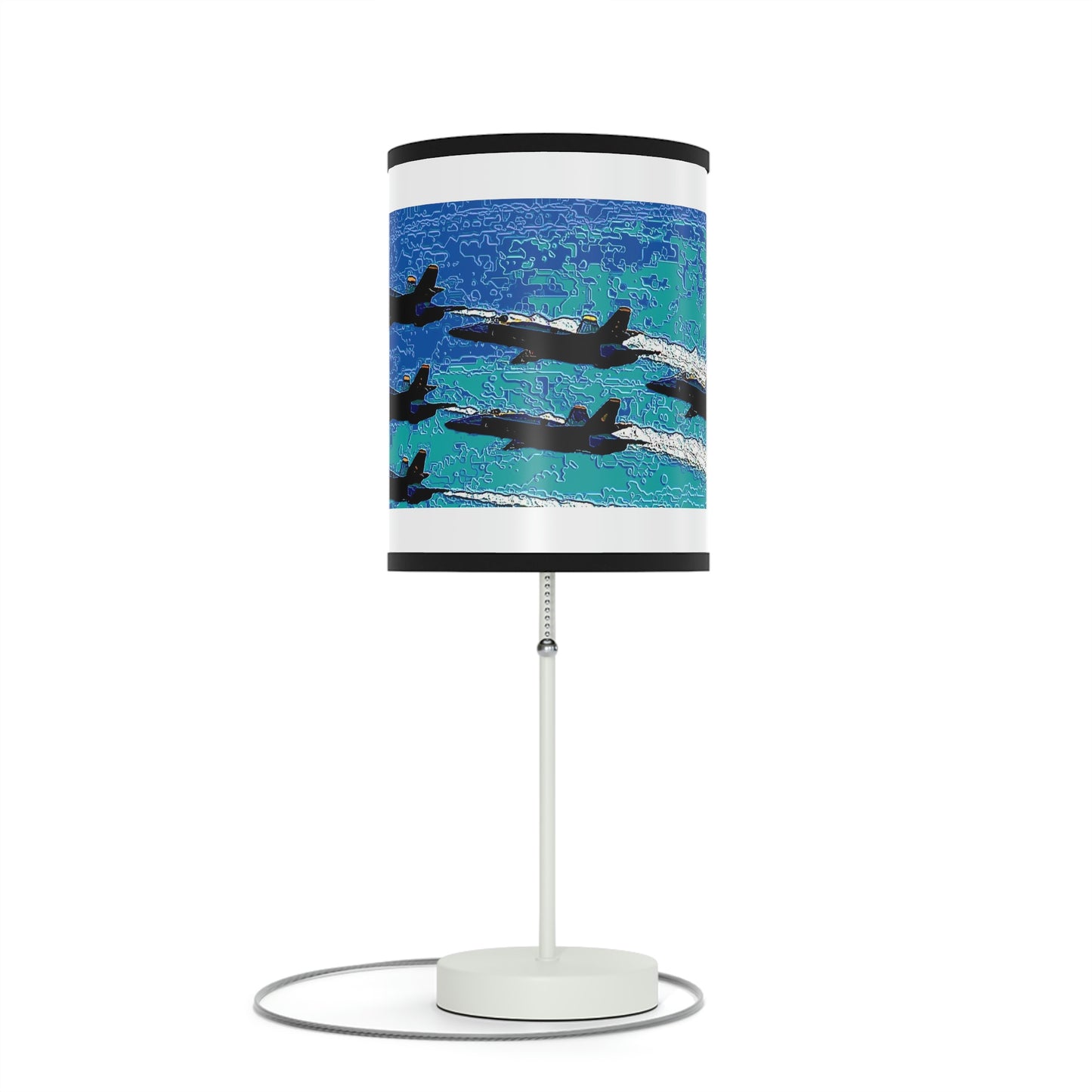 Lamp on a Stand, US|CA plug ... Seattle Seafair ..."Blue Angels Run Over Lake Washington" ... Circa Mid 1980's ... Dr FJ Holt ... Original Works ...