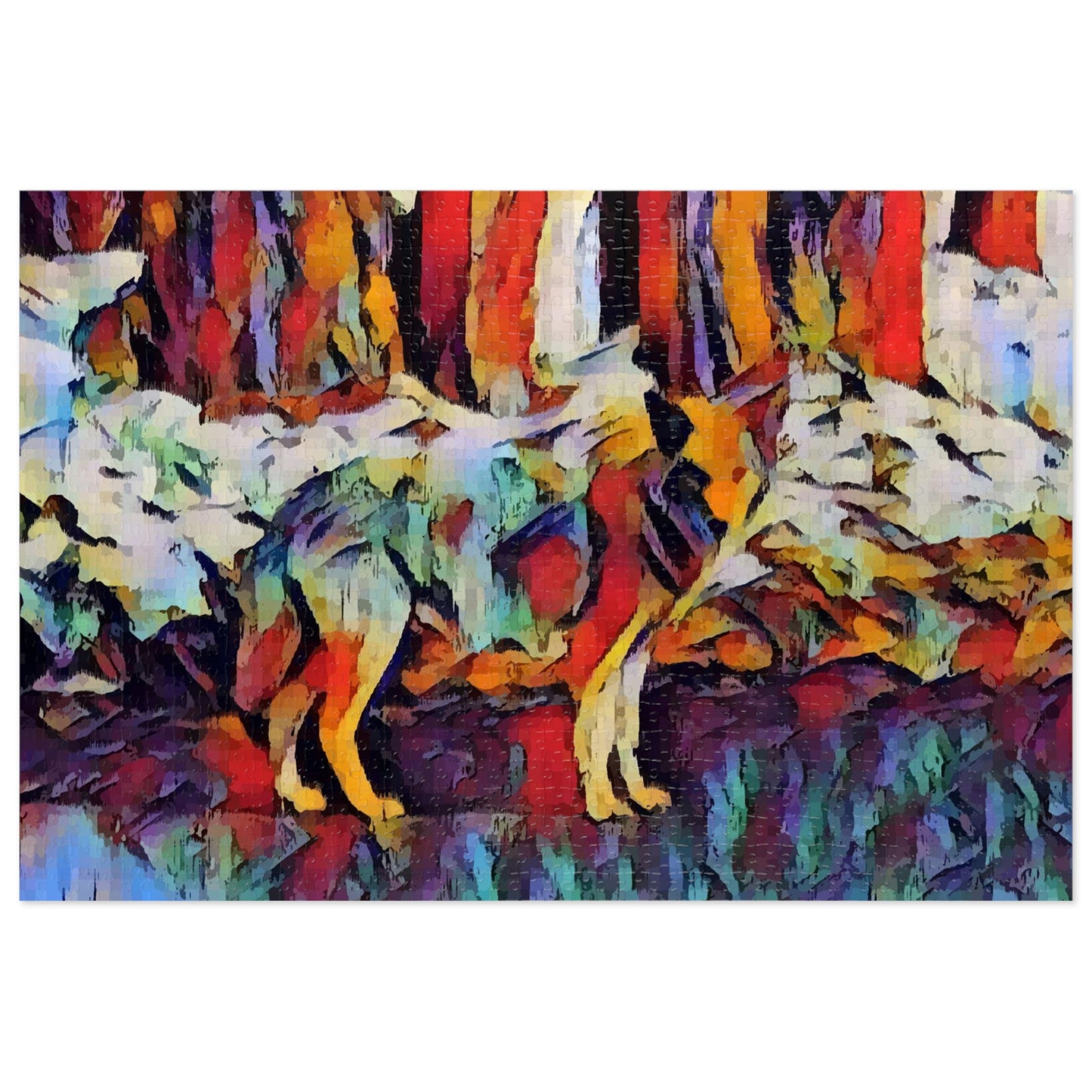 Jigsaw Puzzle (30, 110, 252, 500,1000-Piece) ... Coyote ... "Yosemite Valley: Circa May23 ... KPH Base Photo" ... Original Works ...