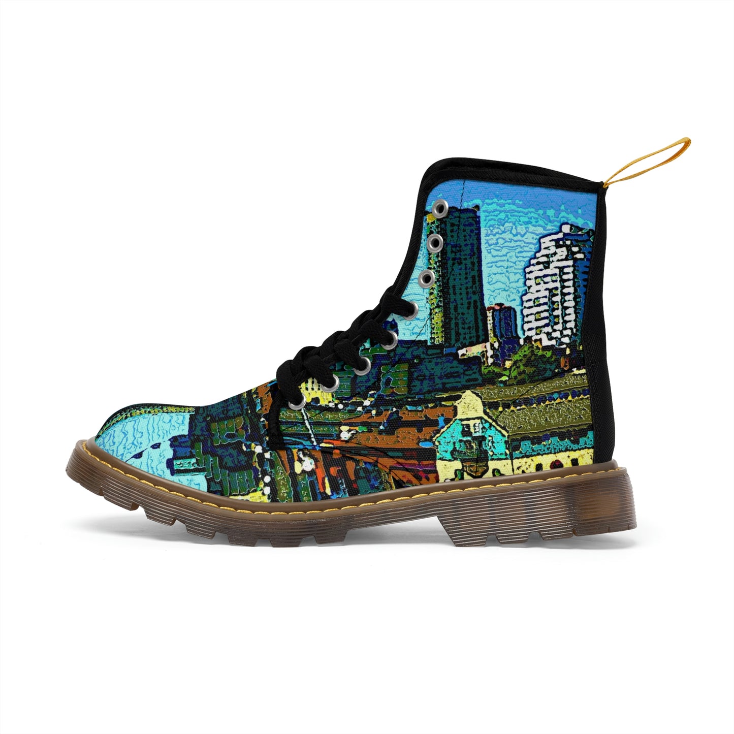 Men's Canvas Boots ... That Classic Wheel ... 'Seattle's Wheel' ... & An Old Classic Waterside Vendors ...  'Family Archives' ... Original Works ...