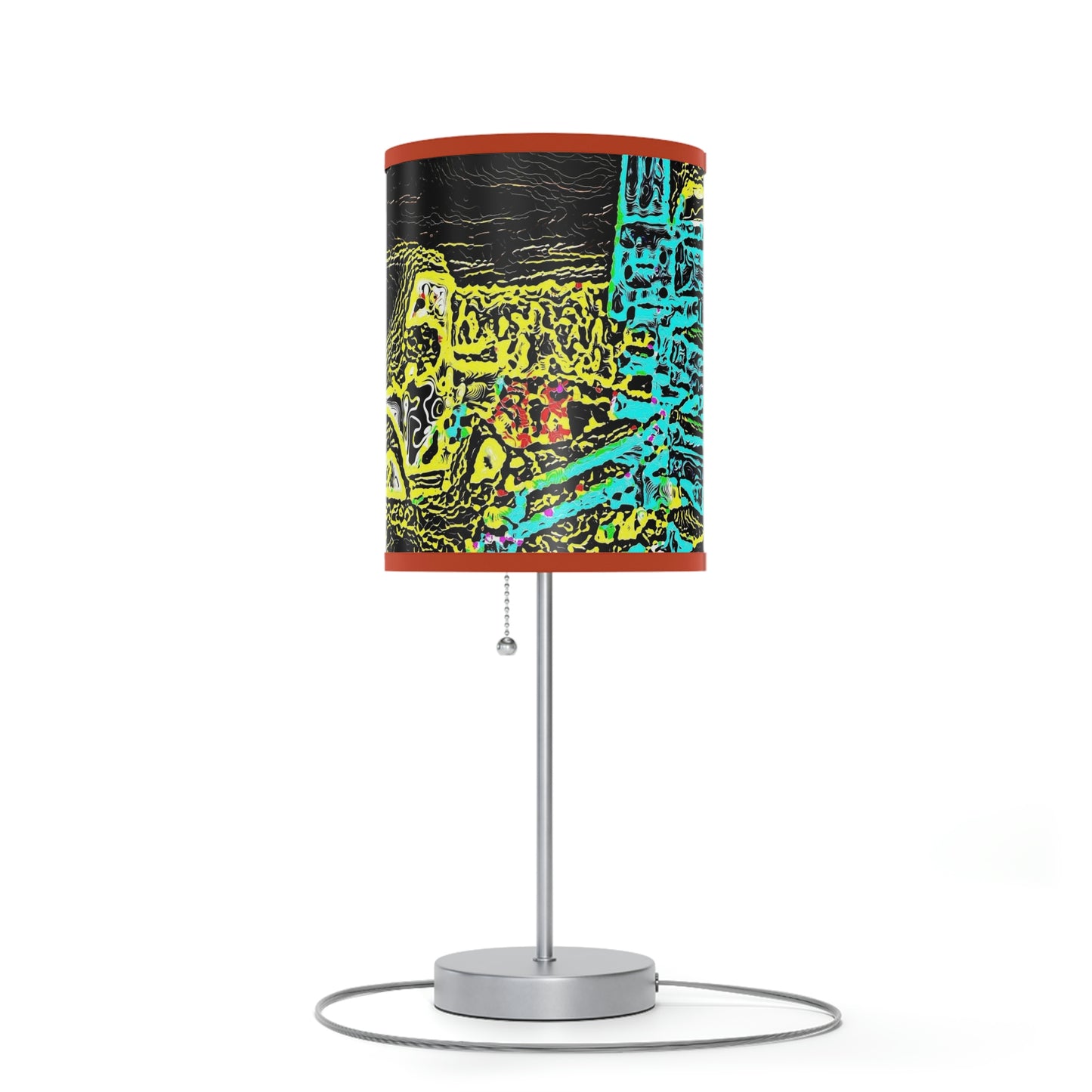 Lamp on a Stand, US|CA plug ... "Snow Vehicle In Snow Storm At-Rest" ... Circa 12Mar23 ... Central Idaho ... 18-Hours Rendering Time: Original Works ...