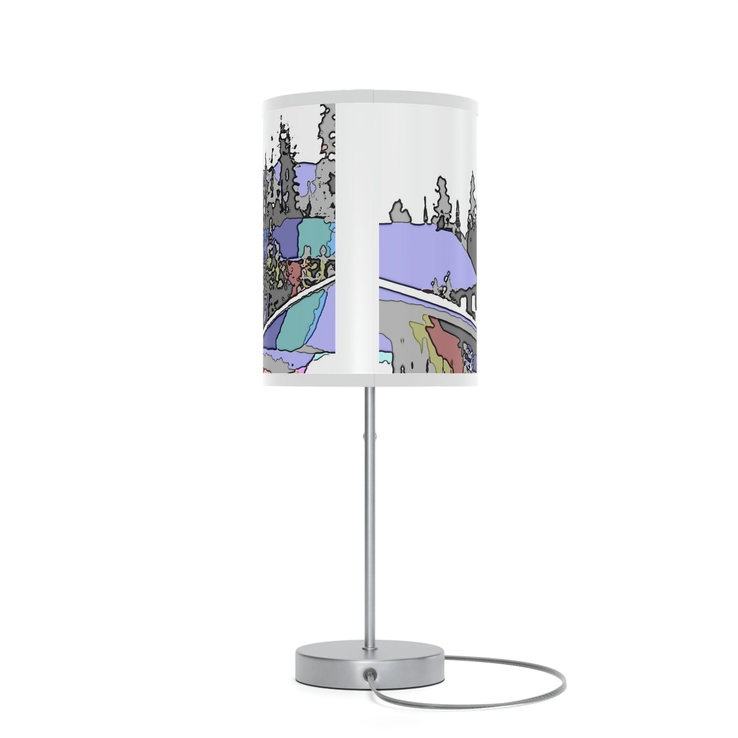 Lamp on a Stand, US|CA plug "A Very Remote Mountain Neighborhood" ... Only Cabins In This Environment ... Cenrtal Idaho ...