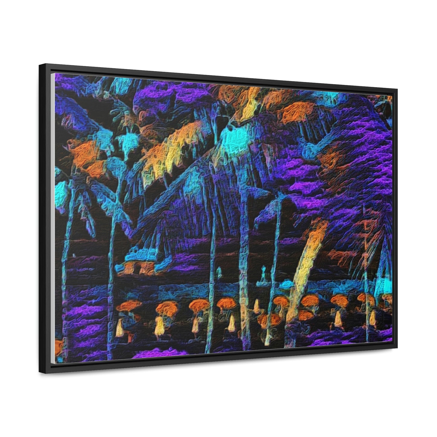 Gallery Canvas Wraps, Horizontal Frame ... "The Royal Hawai'ian: Waikiki Beach_Beach" ... Honolulu, HI ... Ocotber 2014 (Halloween) ... Original Works ...
