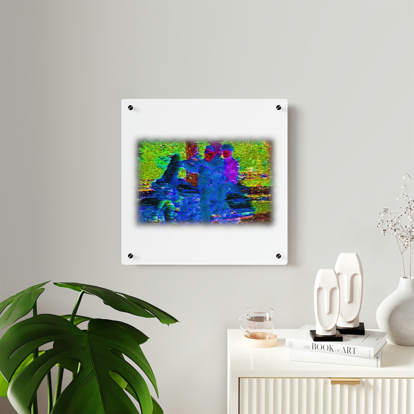 Acrylic Wall Art Panels ...  "And 'I' Left His Dead A_s There By The Side-of-The-Road" ... Original Works ... (Grateful Dead: Me-And-My-Uncle)