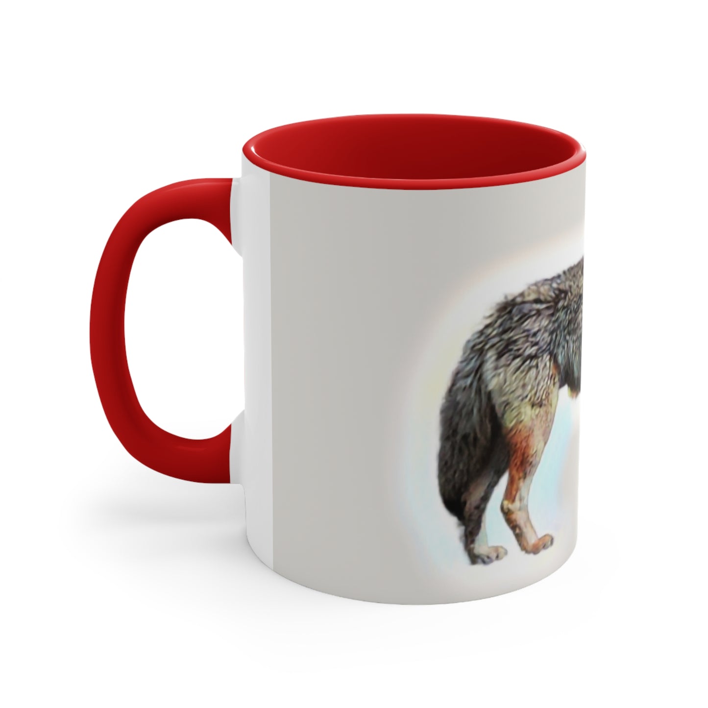 Accent Coffee Mug, 11oz ... Coyote ... "Yosemite Valley: Circa May23 ... KPH Base Photo" ... Original Works ...