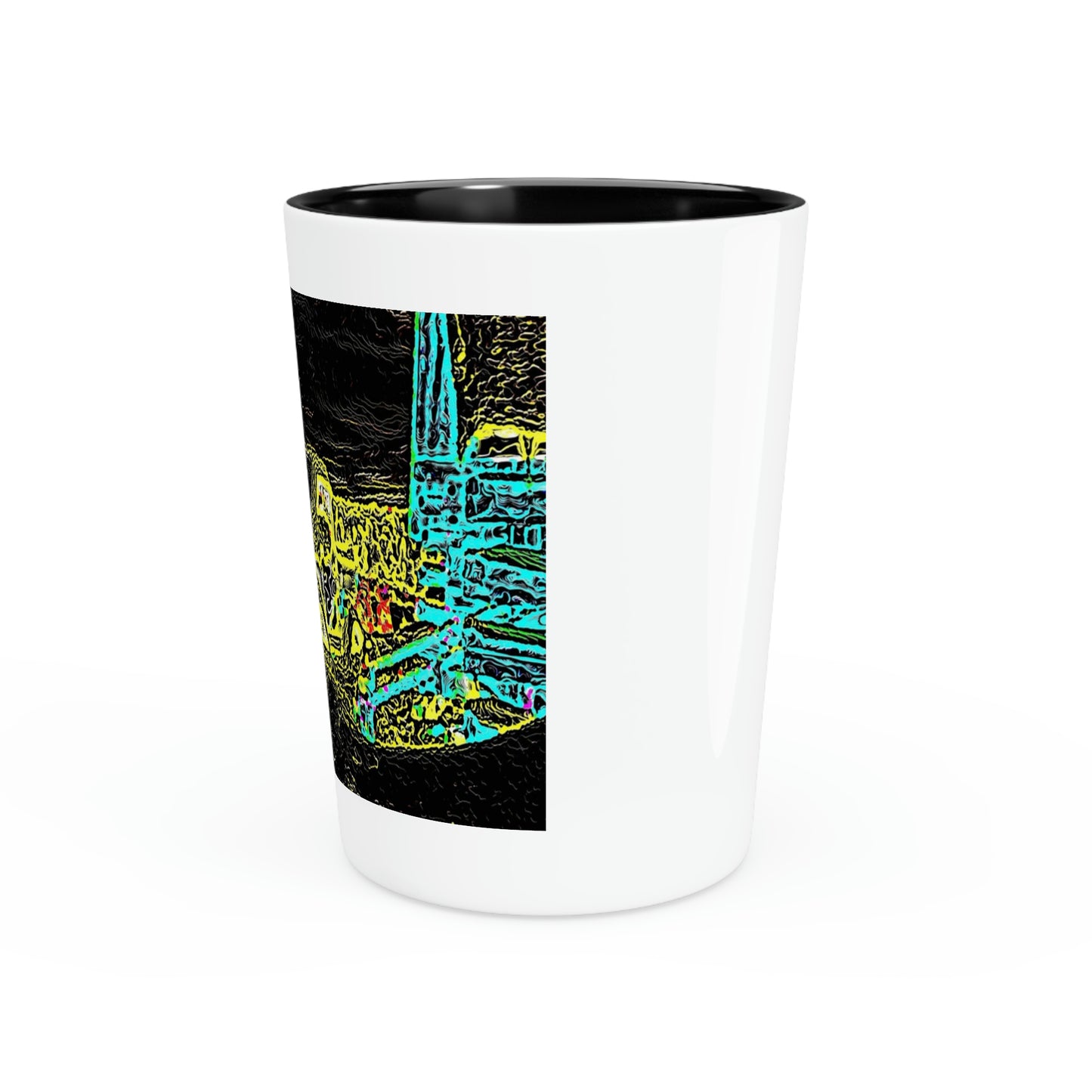 Shot Glass ... "Snow Vehicle In Snow Storm At-Rest" ... Circa 12Mar23 ... Central Idaho ... 18-Hours Rendering Time: Original Works ...