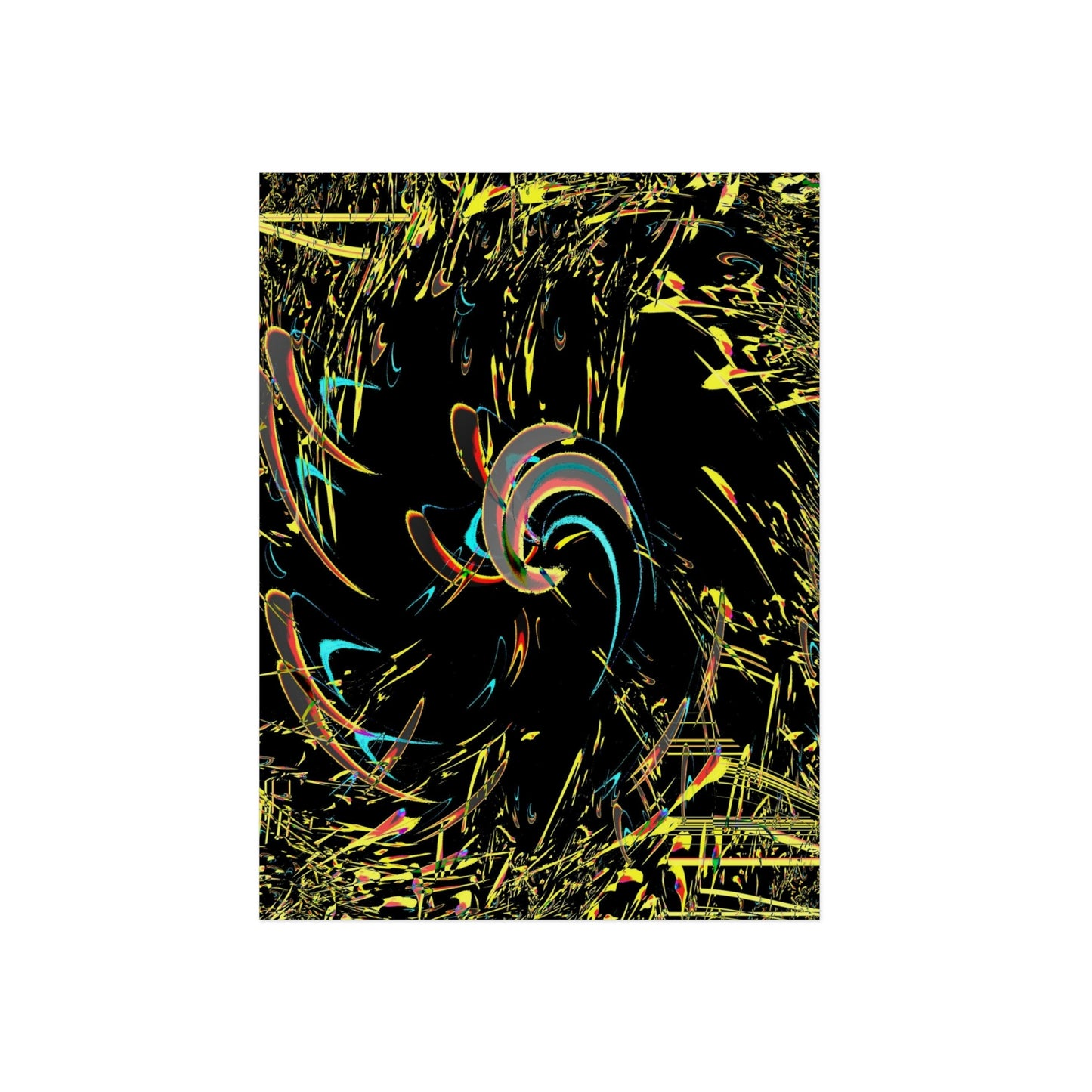 Aluminum Composite Panels ... "Waning 1/8 Moon" ... Central Idaho ... Late-Autumn 2021 ... Renedering Time: 18 Hours ... Original Works ... Mandelbrot & Julian Fractals & Illusions ...