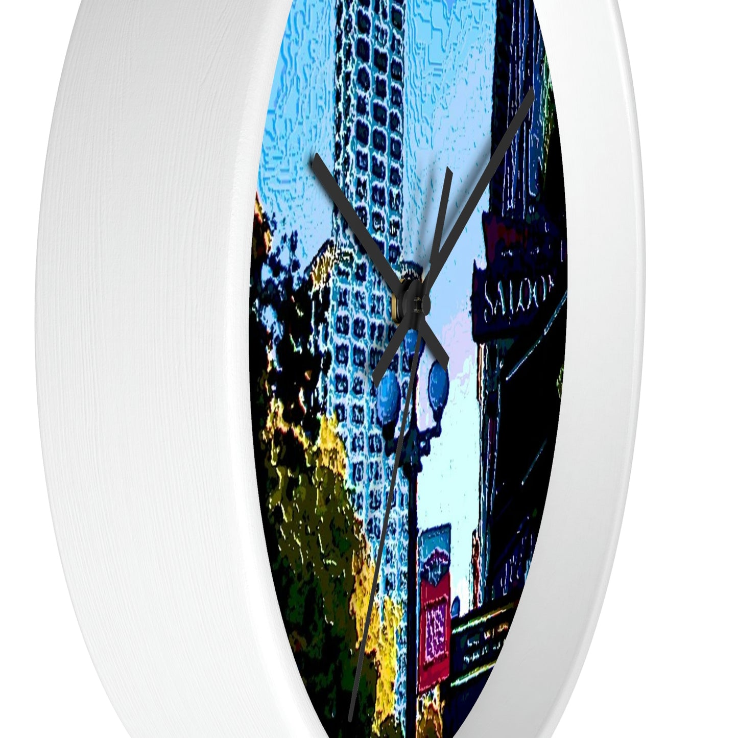 Wall clock ..  Pioneer Square & Smith Tower ... 'That World Famous View' ... Colleague Supplied Photo ... Original Works ...