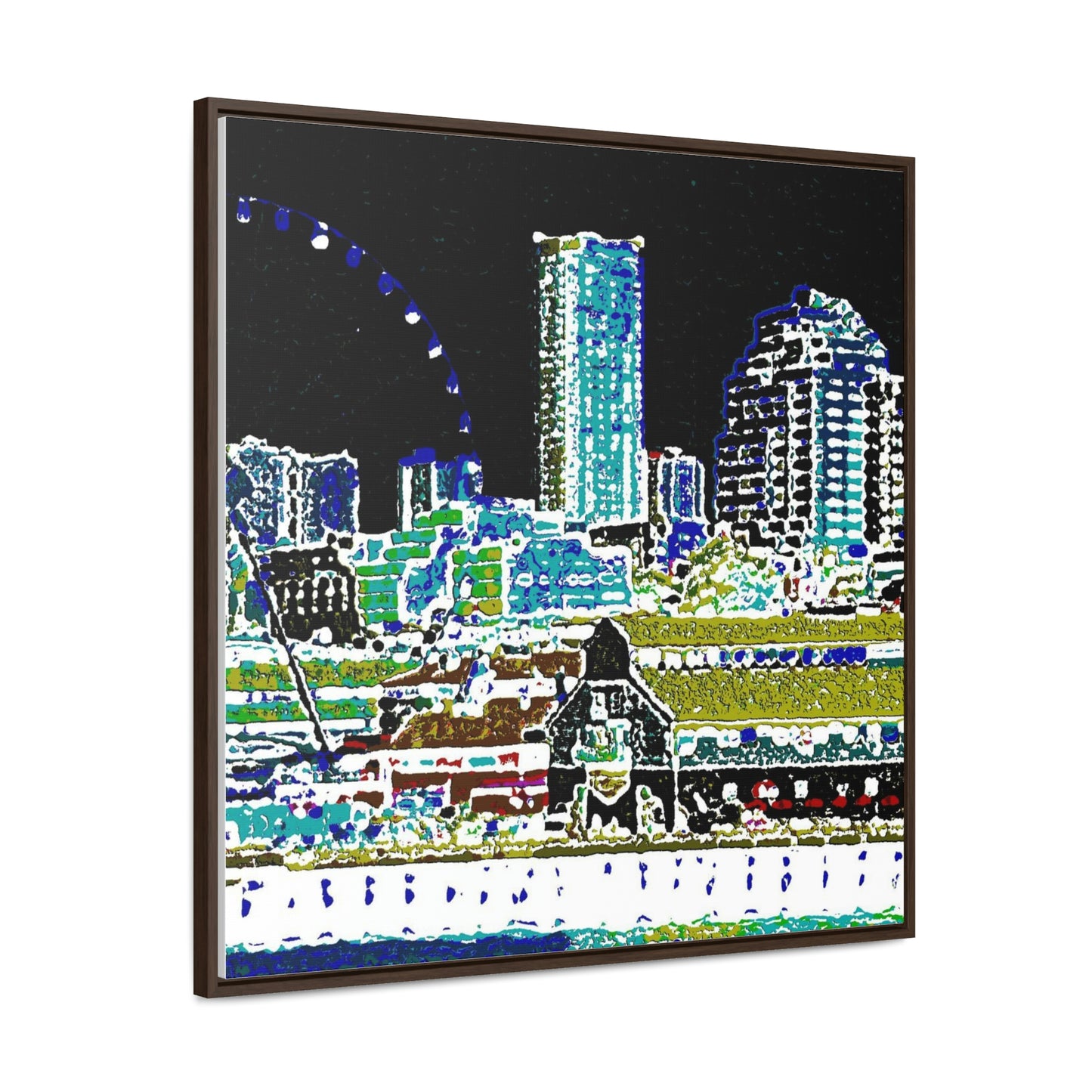 Gallery Canvas Wraps, Square Frame ... That Classic Wheel ... 'Seattle's Wheel' ... & Old Classic Waterside Vendors ...  'Family Archives' ... Original Works ...