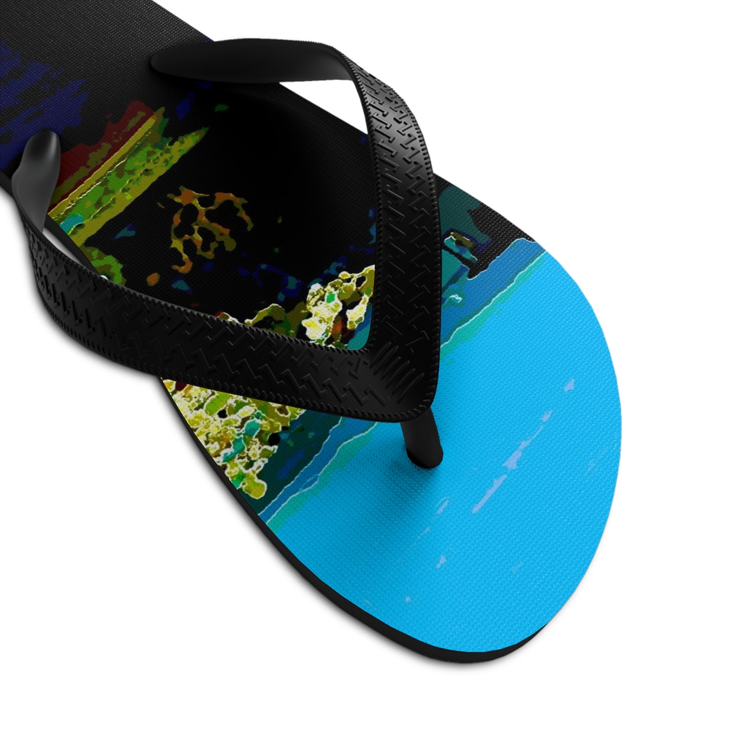Unisex Flip-Flops ... "Lombard Street San Francisco, CA, USA" ... Family Archives 1970's ... Original Works ...