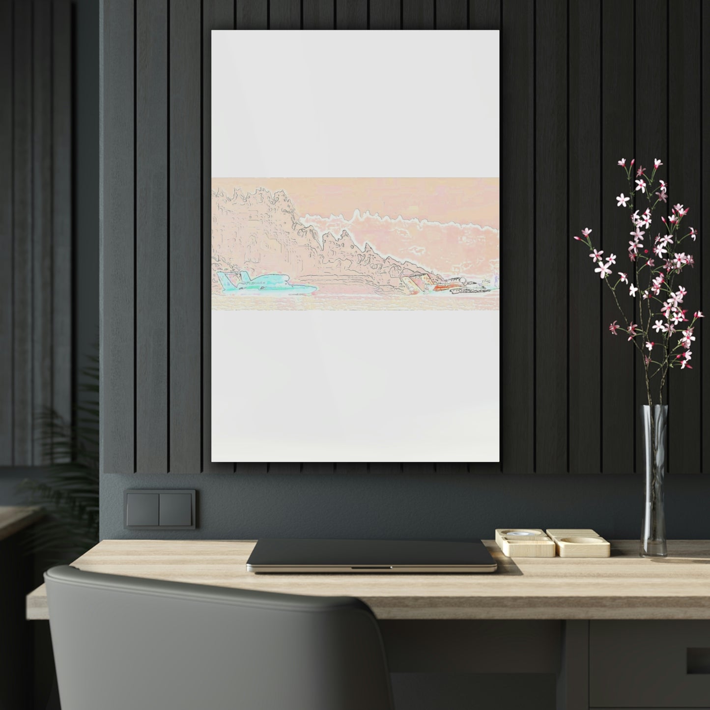 Acrylic Prints ... Seattle Columbia Cup On Lake Washington ... "Dave Wilcox Heads For The Win" ... Associate Gift-Photo ... Original Works ...