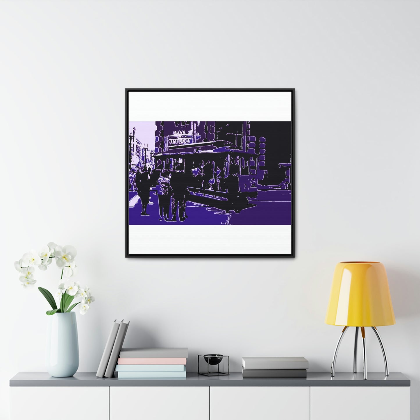 Gallery Canvas Wraps, Square Frame ... San Francisco ... 'Rice-A-Roni-A-San Francisco Treat' ... "A Cable Car Classic" ... Family Archives: 1973 ... Original Works ...