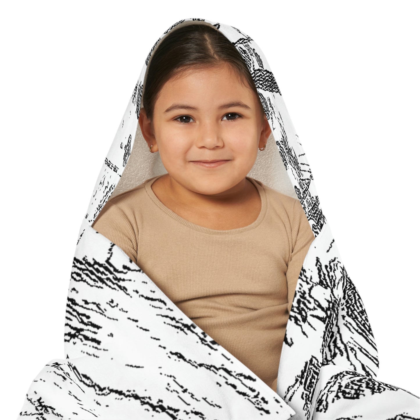 Youth Hooded Towel ... "The Royal Hawai'ian: Waikiki Beach_Beach" ... Honolulu, HI ... October 2014 (Halloween) ... Original Works ...
