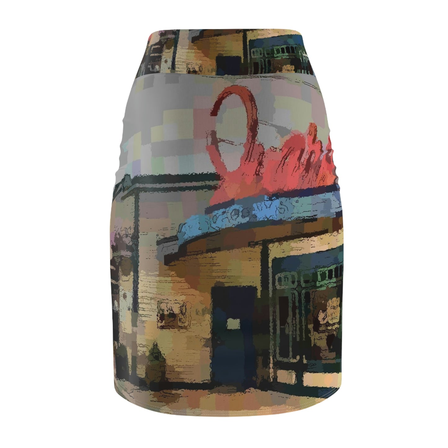 Women's Pencil Skirt ...  In-A-Hurry & Stressed? ... Remember: Keep "Clam" ... Clam_Happy ...  'Ivars: Seattle Waterfront' ... Personal Archives ... Original Works ...