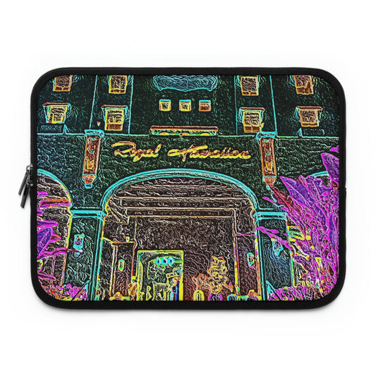 Laptop Sleeve ... "La Grande Entree" At: 'The Pink Palace' ... The Royal Hawai'ian ... Honolulu, HI ... '27Oct2014' ... Original Works ...