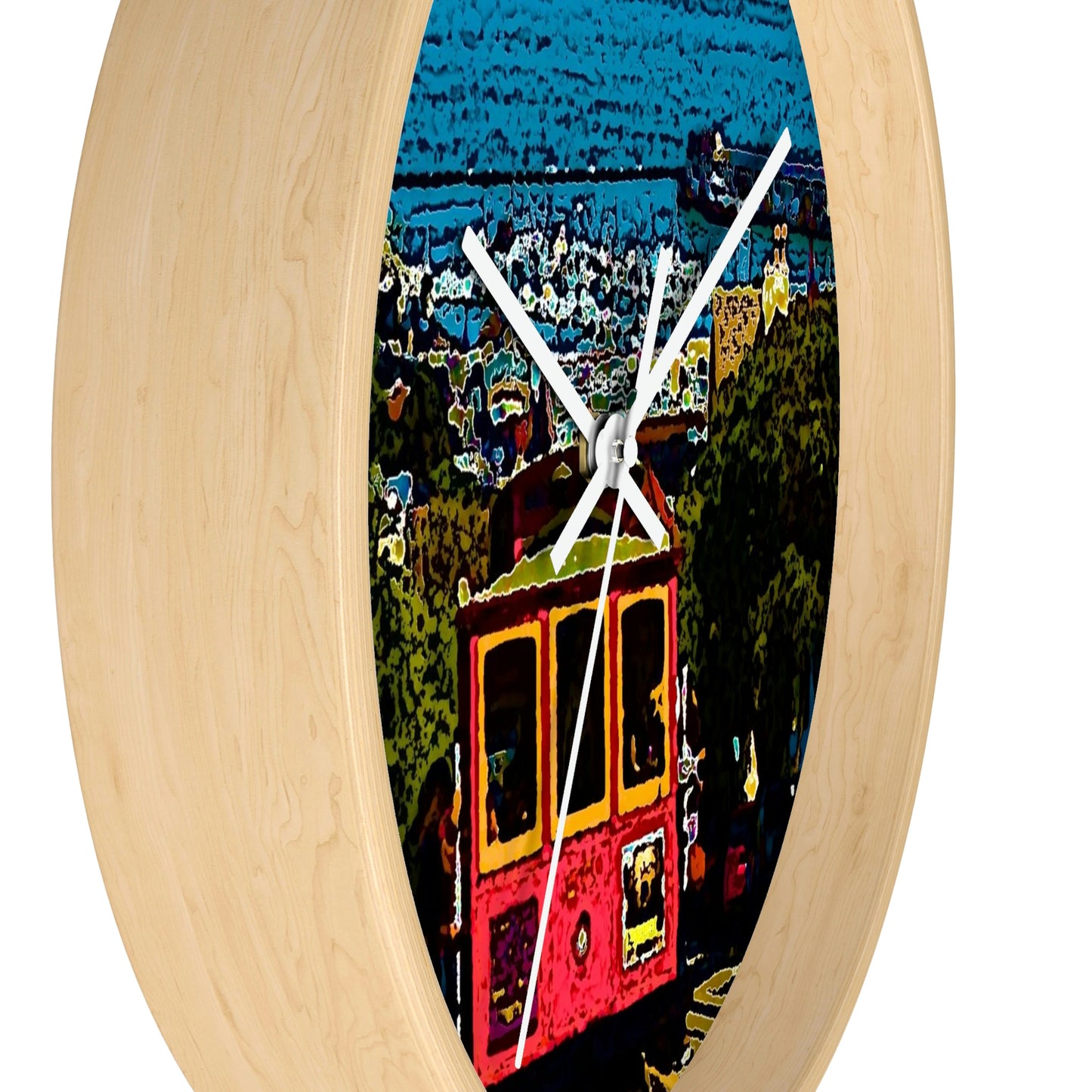 Wall clock ... San Francisco ... 'A Rice-A-Roni-A-San Francisco Treat' ... "A Cable Car Classic" ... Family Archives: 1973 ... Original Works ...
