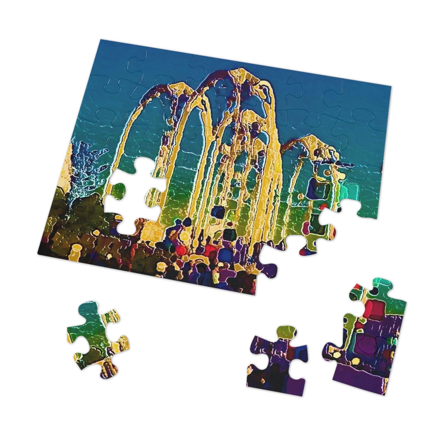 Jigsaw Puzzle (30, 110, 252, 500,1000-Piece) ... "Arches 'Like-No-Other' ... " Seattle World's Fair: 1962. A Family Original ...