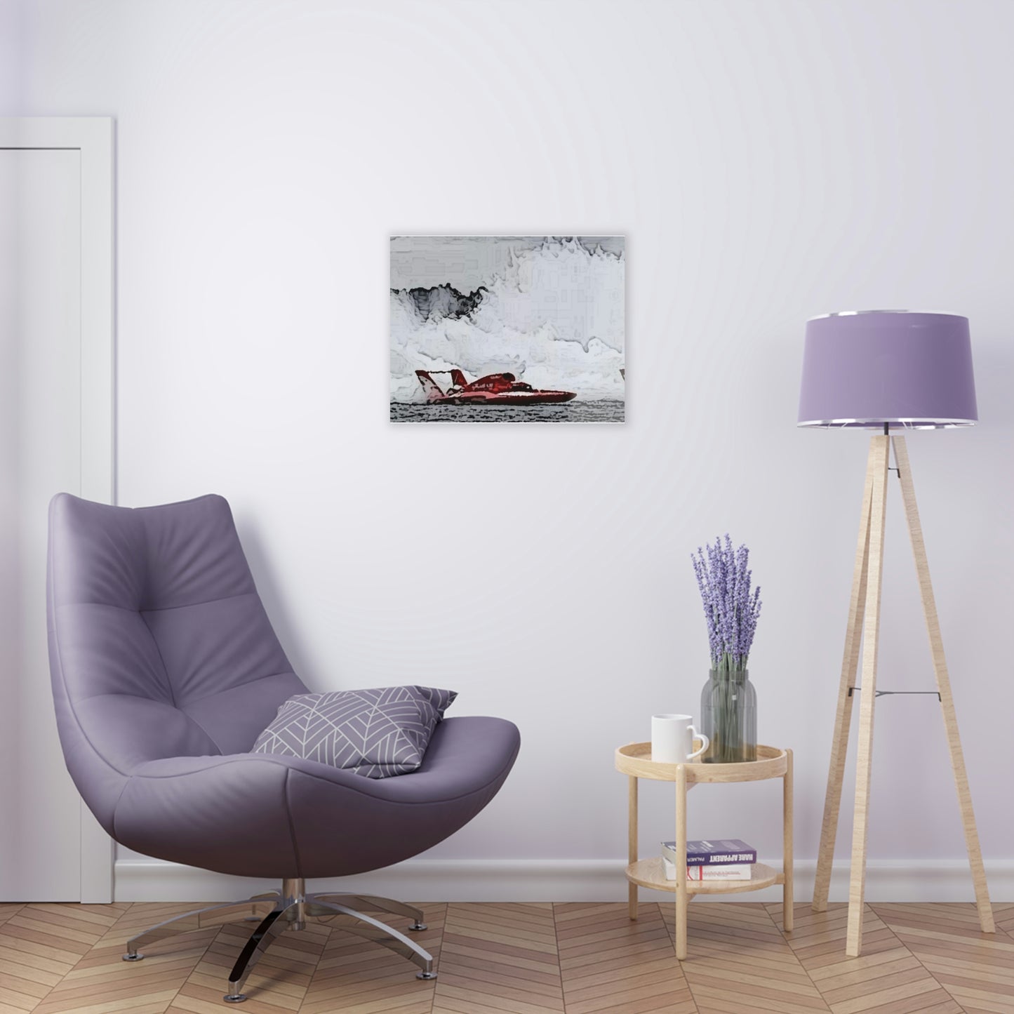 Acrylic Prints ... Seattle Columbia Cup On Lake Washington ... "Dave Wilcox Heads For The Win" ... Associate Gift-Photo ... Original Works ...