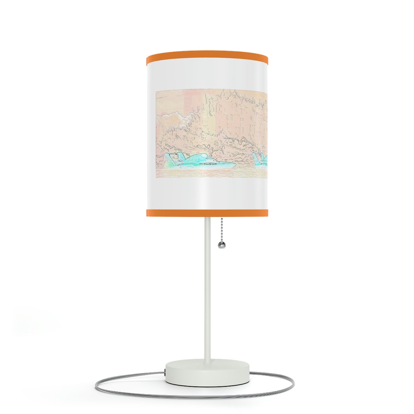 Lamp on a Stand, US|CA plug ... Seattle Columbia Cup On Lake Washington ... "Dave Wilcox Heads For The Win" ... Associate Gift-Photo ... Original Works ...