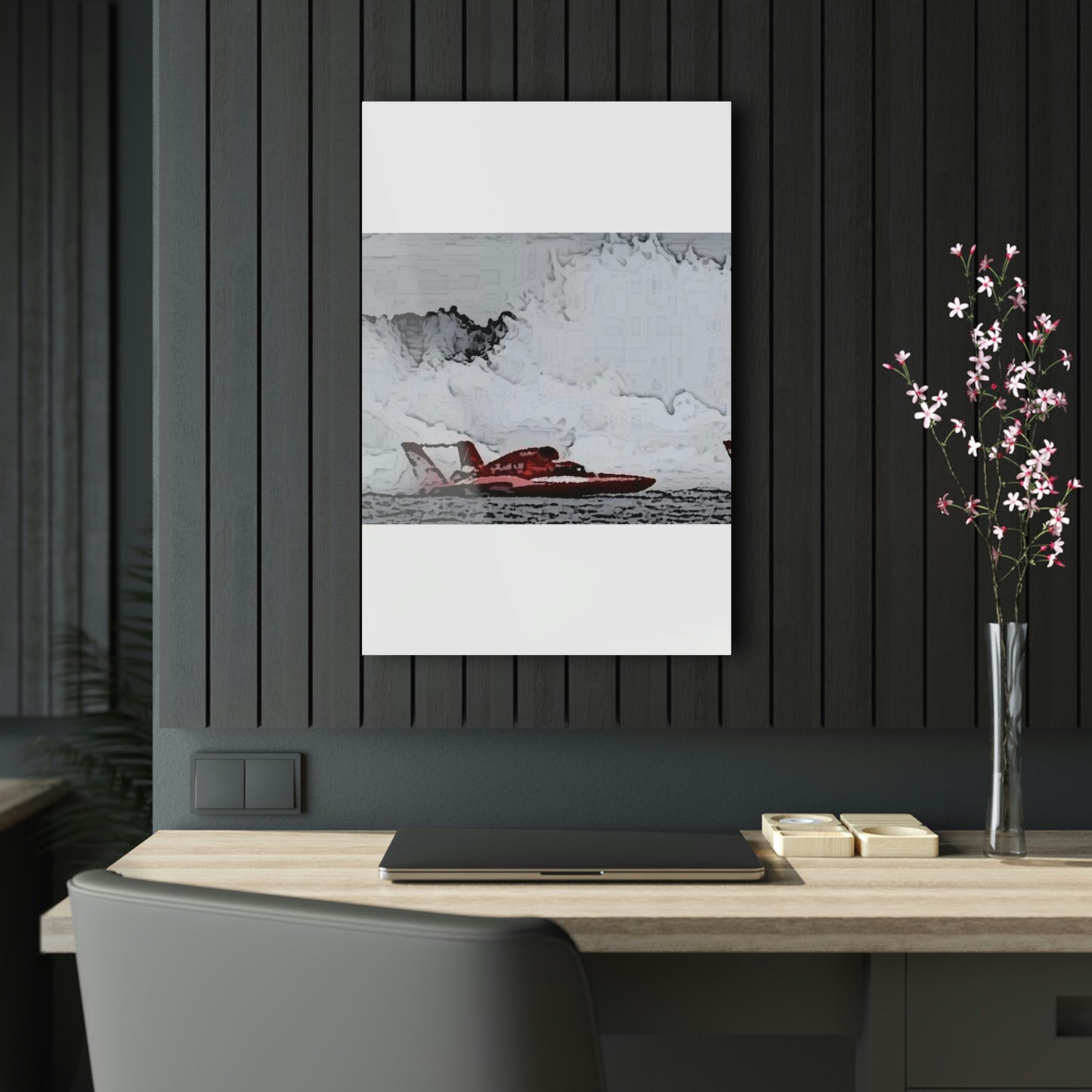 Acrylic Prints ... Seattle Columbia Cup On Lake Washington ... "Dave Wilcox Heads For The Win" ... Associate Gift-Photo ... Original Works ...