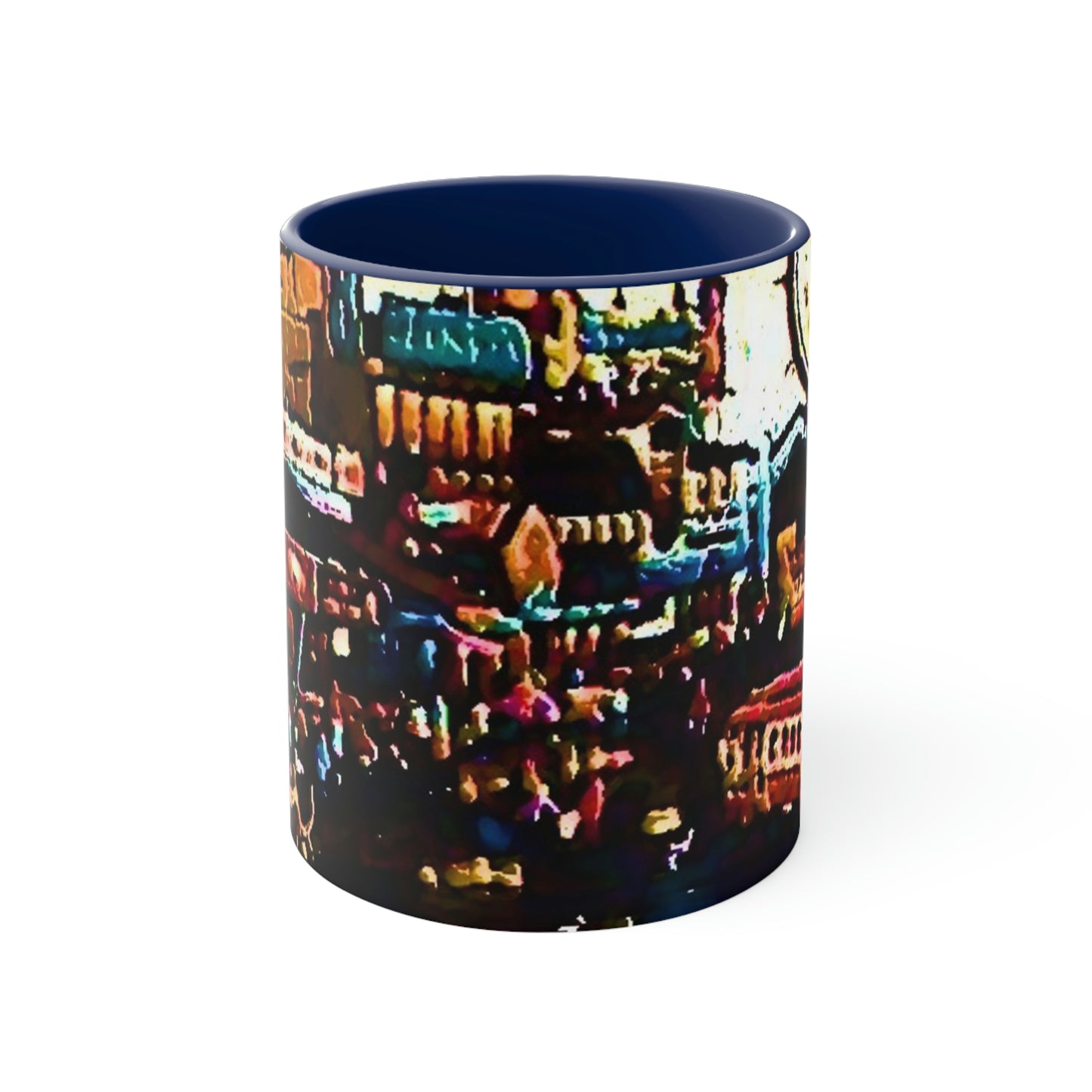 Accent Coffee Mug, 11oz ...  "No.9 Fishermen's Grotto - Fishermen's Wharf, SF, California" ... Family Archives: 1970's ... Original Works ...