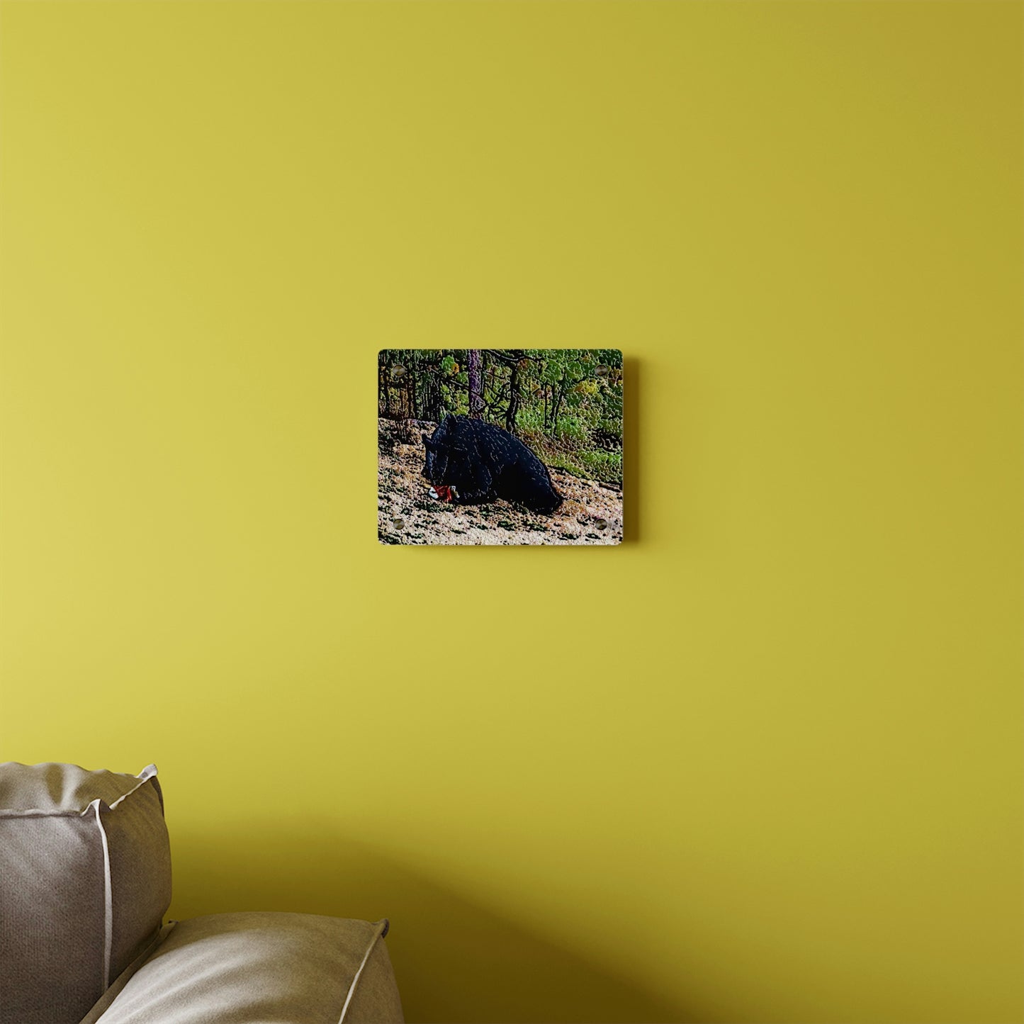 Acrylic Wall Art Panels ... RCY: "Rhett Creek Yogi ... '500 Lbs Of Autumn Season Hunger' ..."  ... September 2022 ... Central Idaho ... Original Works ...