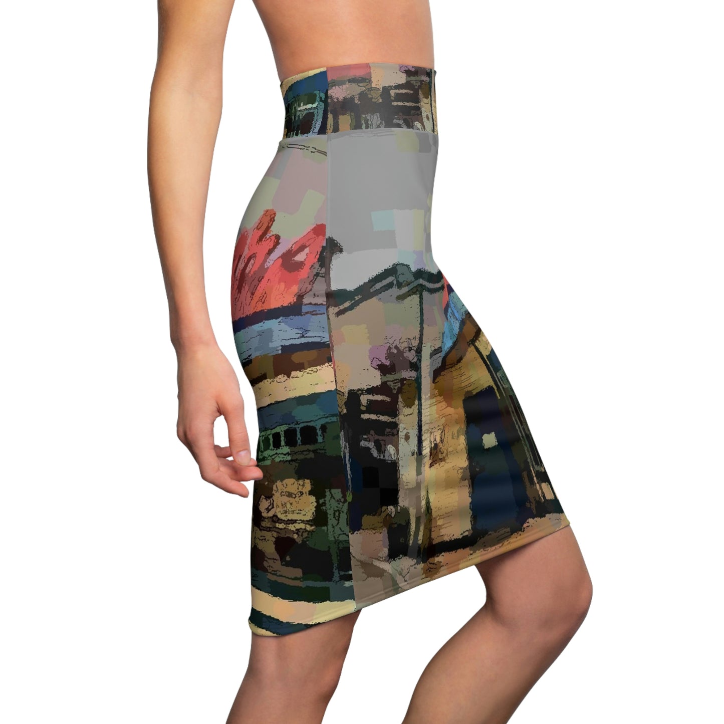 Women's Pencil Skirt ...  In-A-Hurry & Stressed? ... Remember: Keep "Clam" ... Clam_Happy ...  'Ivars: Seattle Waterfront' ... Personal Archives ... Original Works ...