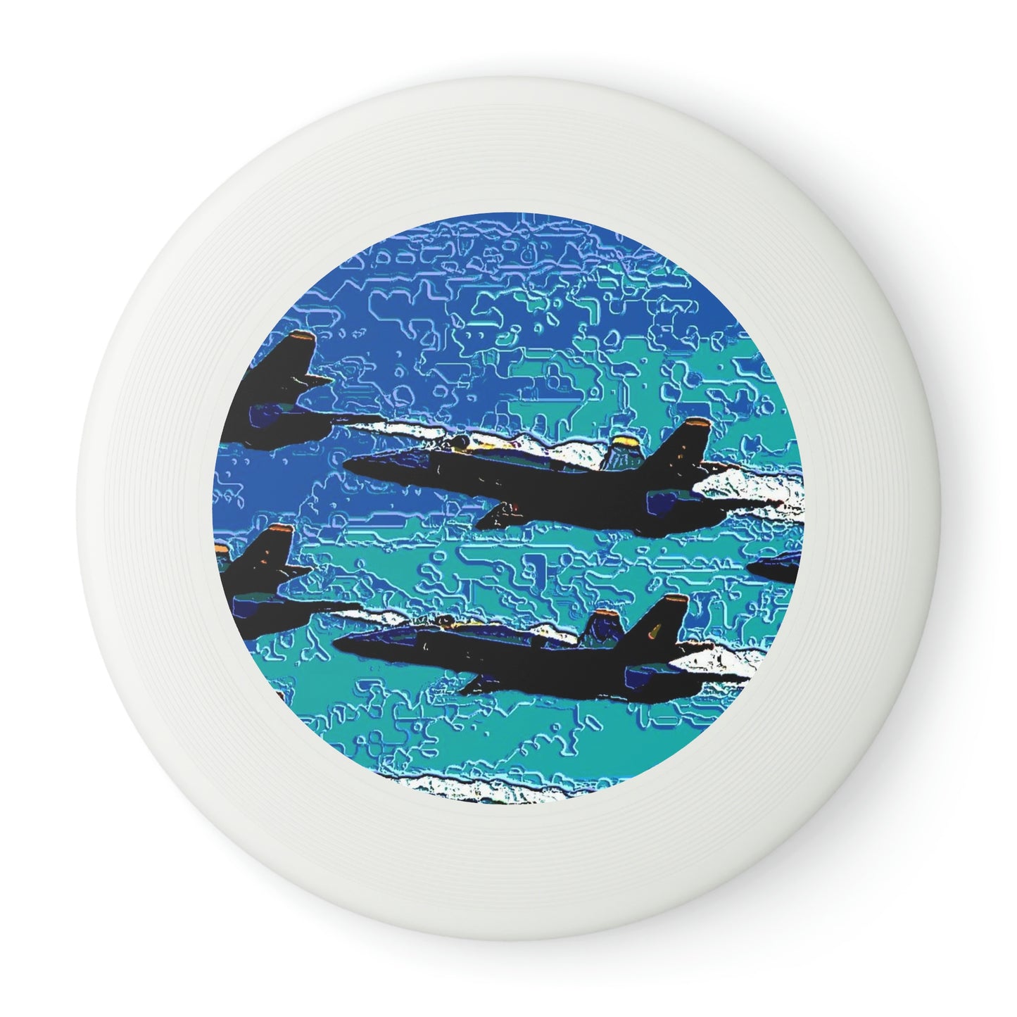 Wham-O Frisbee... Seattle Seafair ..."Blue Angels Run Over Lake Washington" ... Circa Mid 1980's ... Dr FJ Holt ... Original Works ...