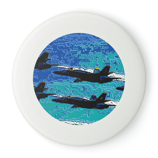 Wham-O Frisbee... Seattle Seafair ..."Blue Angels Run Over Lake Washington" ... Circa Mid 1980's ... Dr FJ Holt ... Original Works ...