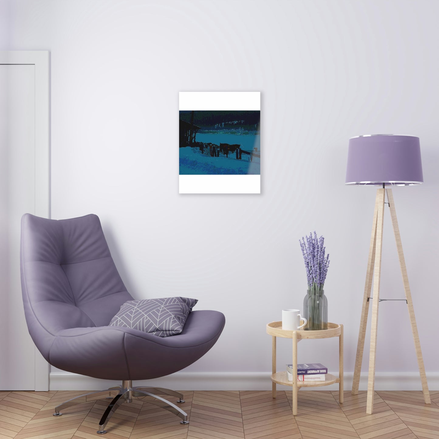 Acrylic Prints ... A Quiet Morning ... "Along The Red River & Nature Preserve Plateau" ... Jan23 ... Original Works ...