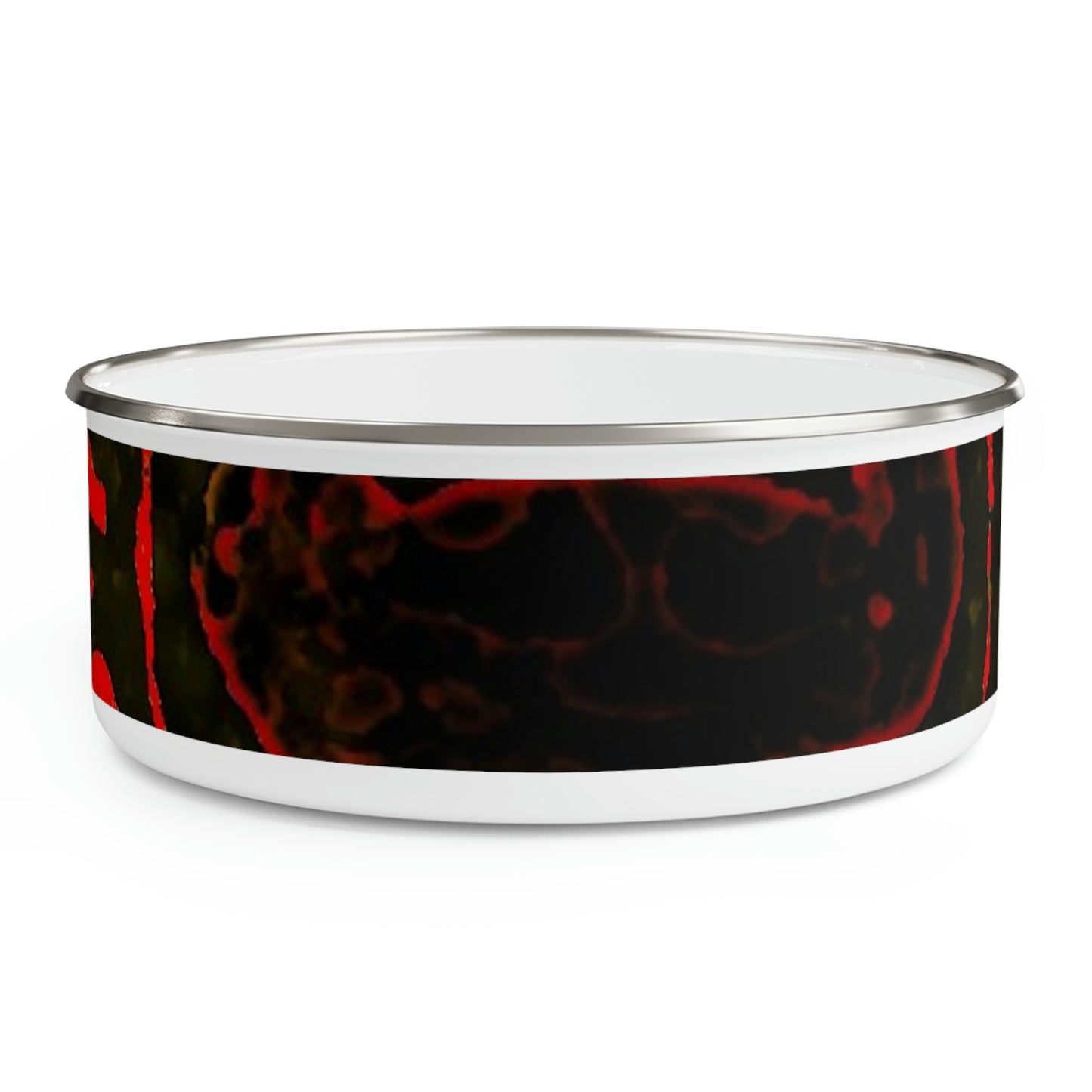 Enamel Bowl ... "No.9 Fishermen's Grotto - Fishermen's Wharf, SF, California" ... Family Archives: 1970's ... Original Works ...
