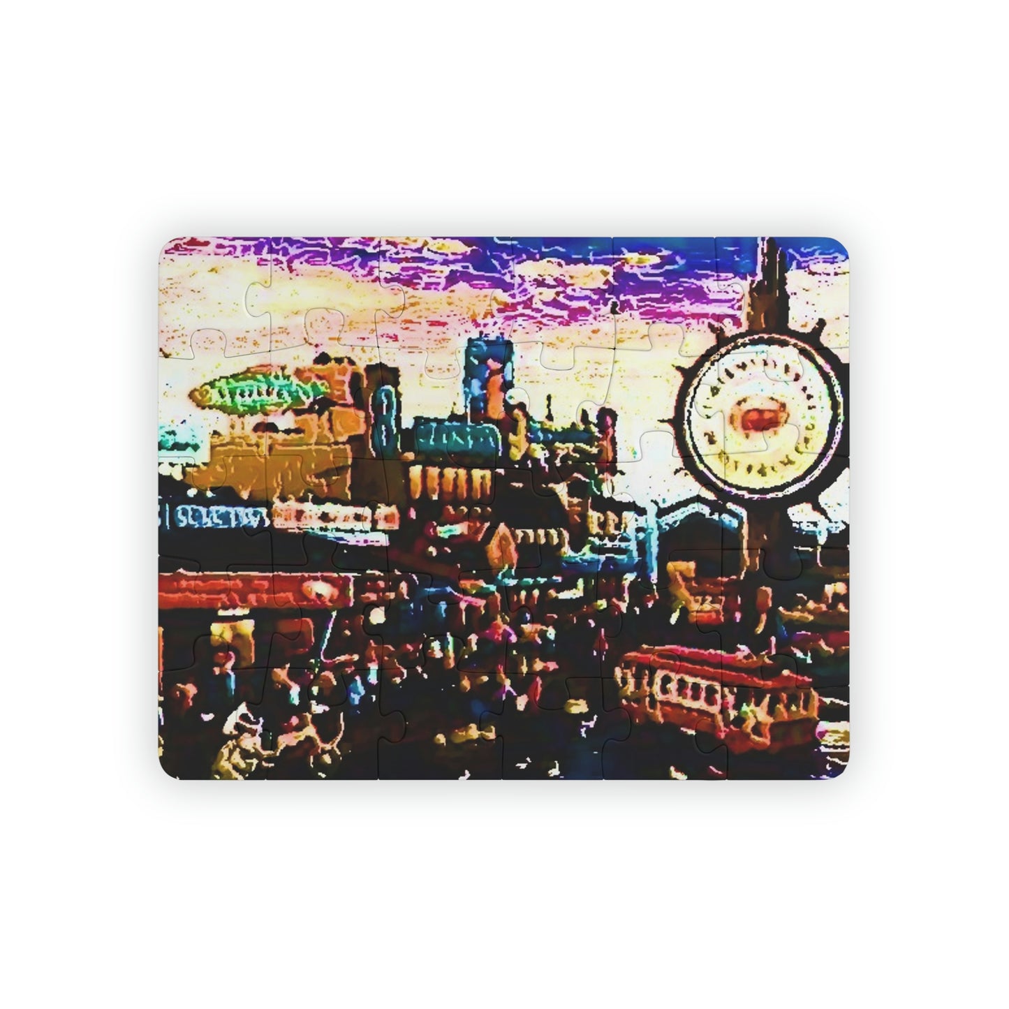Kids' Puzzle, 30-Piece ... "No.9 Fishermen's Grotto - Fishermen's Wharf, SF, California" ... Family Archives: 1970's ... Original Works ...