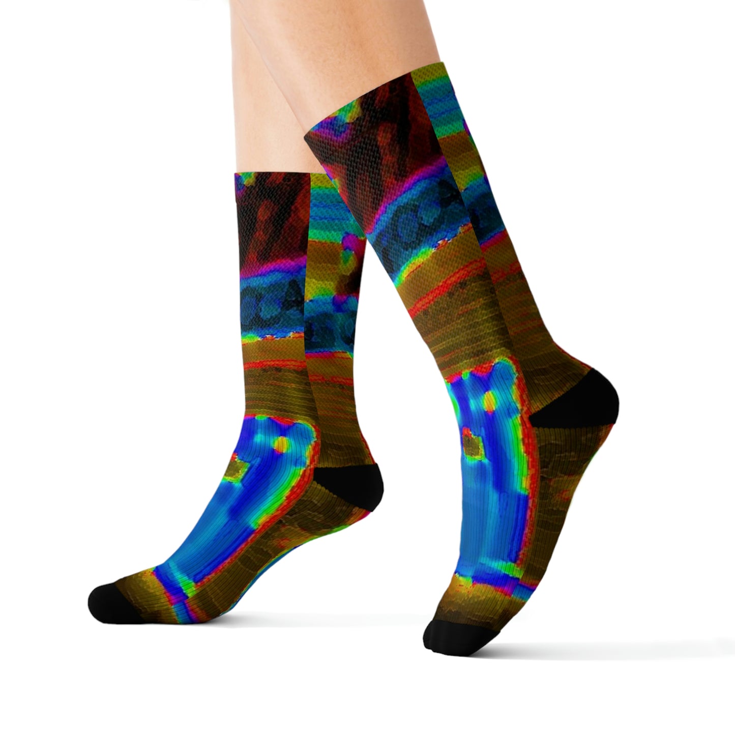 Sublimation Socks ...  In-A-Hurry & Stressed? ... Remember: Keep "Clam" ... Clam_Happy ...  'Ivars: Seattle Waterfront' ... Personal Archives ... Original Works ...