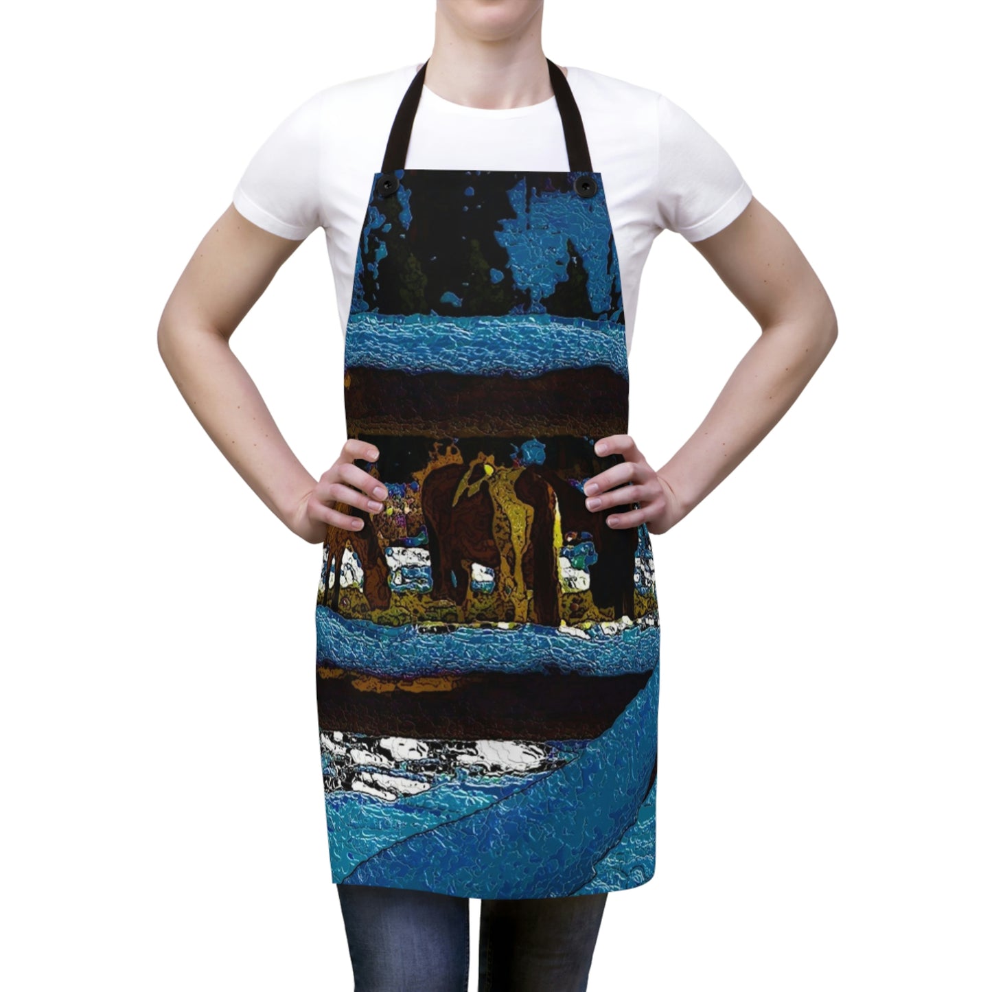 Apron ...  A Horse ... A Saddle ...  Foraging Through The Snow ...  An_Asses 'Cry' ... Central Idaho, November 2022 ...  Original Works ..