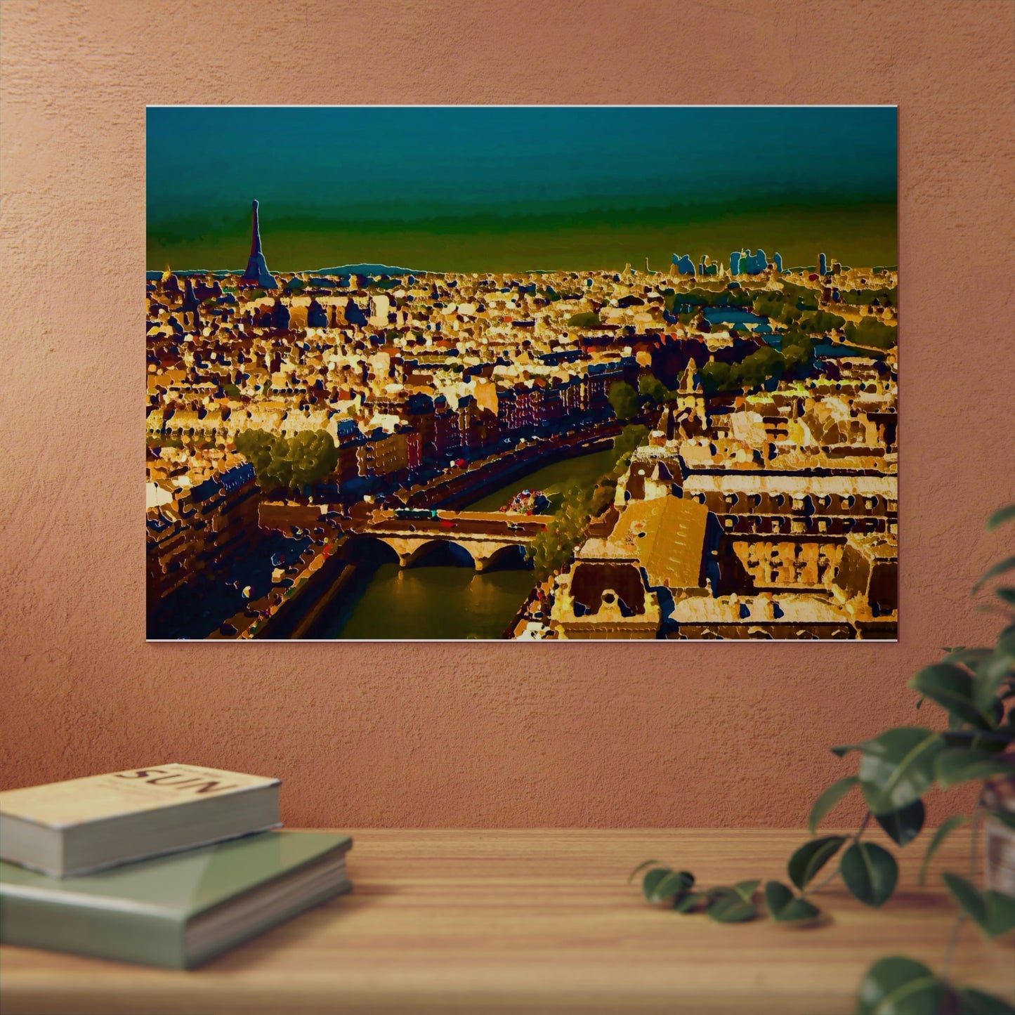 Aluminum Composite Panels ... "Allons Y A La Paris!"... A View Of 'The River Seine & Le Tour Eiffel_2' ... Family Archives ... Original Works ...