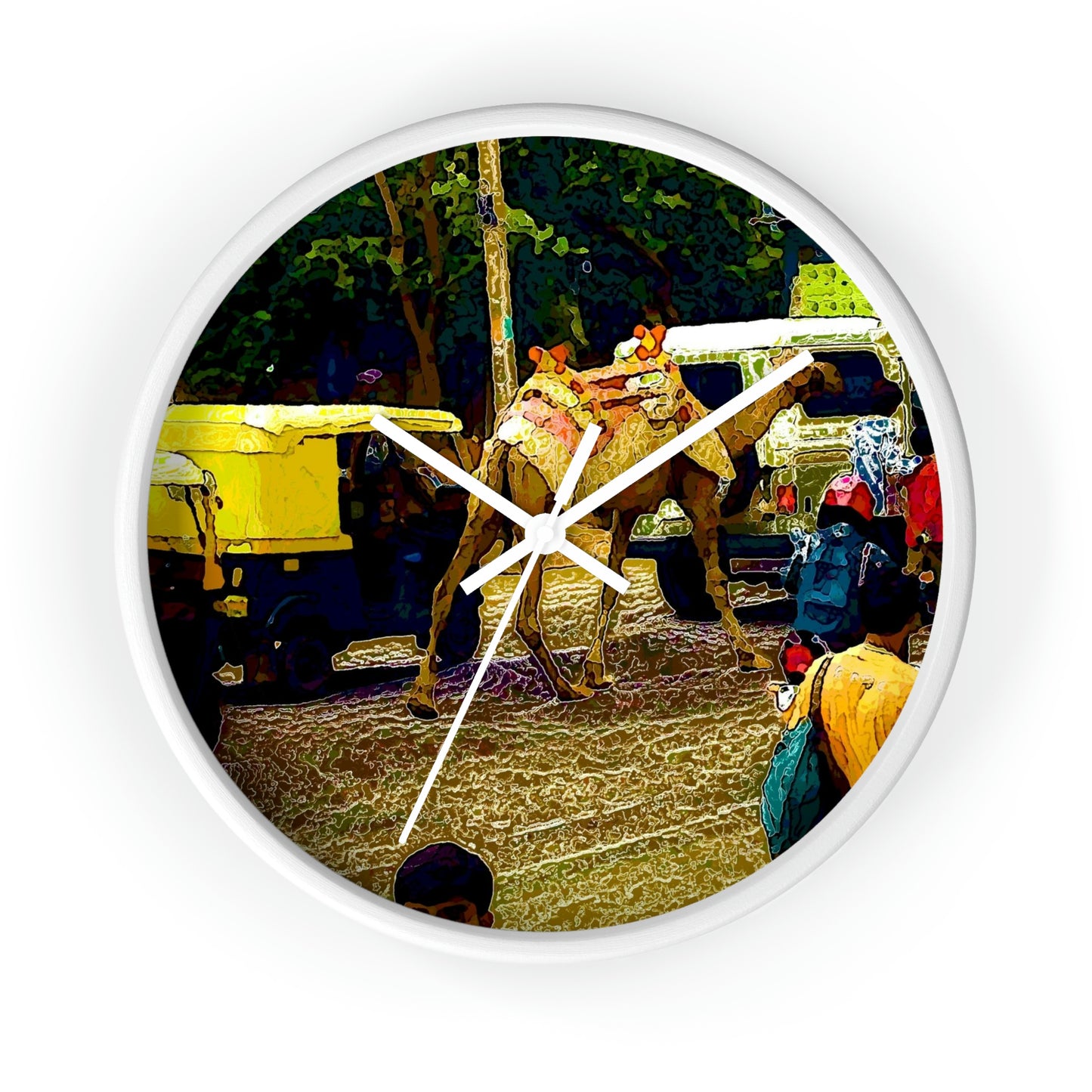 Wall clock ... "Truckin'-Up-To-Buffalo ... 'Oops - Wrong Country' ... Truckin'-Up-To-New Delll -'E' ... " ... (Delhi, India) ... 5July2007. Original Works ...